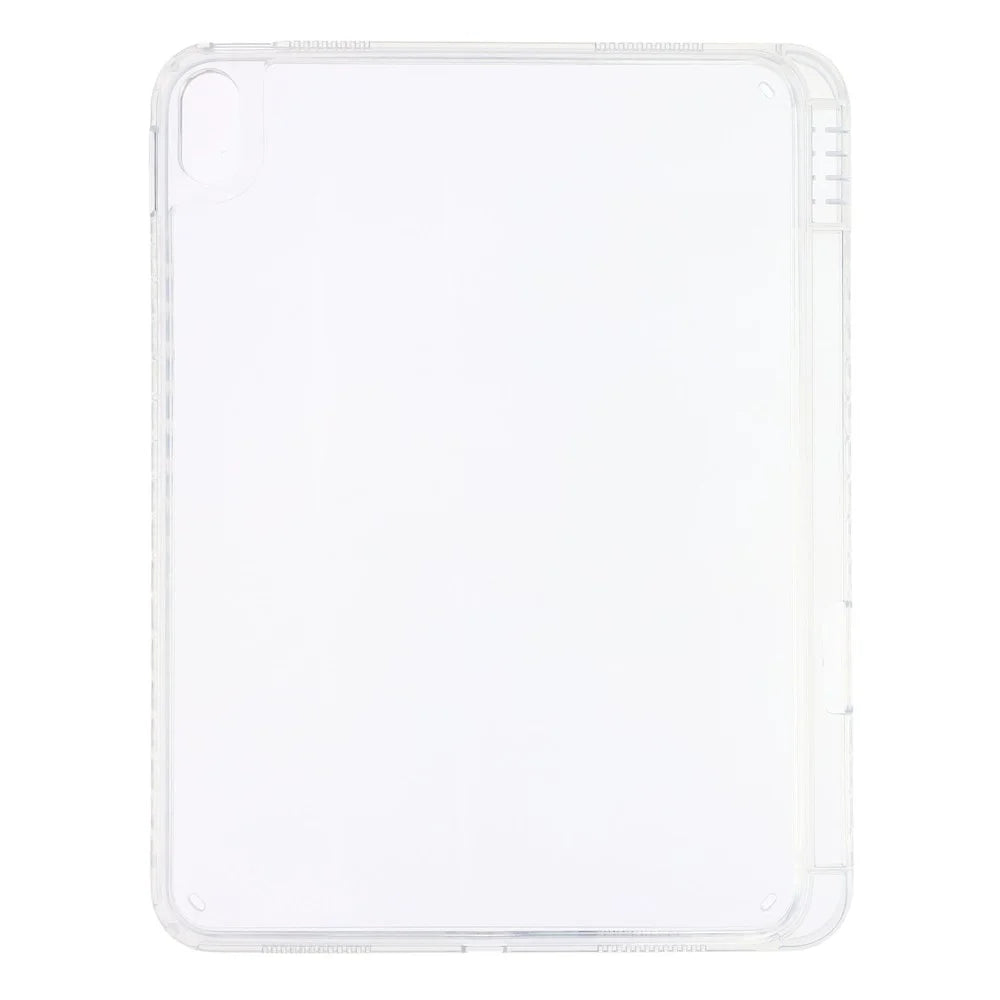 Tablet Case for iPad Air 11 (2026)  / (2025)  / (2024)  / Air (2022)  / (2020) Clear Crystal Cover with Pencil Slot Shockproof TPC + PC Shell - Transparent - 2