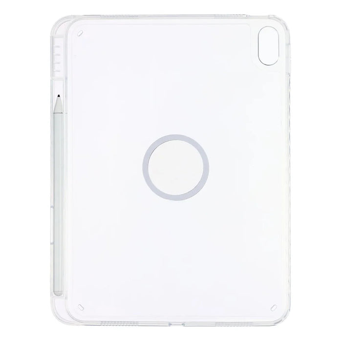 Tablet Case for iPad (2025)  /  iPad 10.9 (2022) Transparent Magnetic Cover with Pencil Slot Shockproof TPC + PC Shell - Transparent - 4