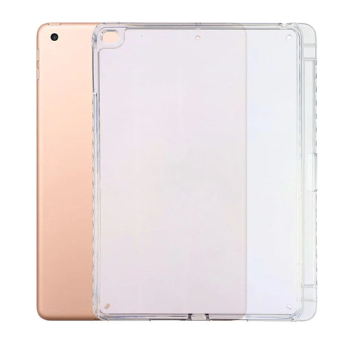 Tablet Case for iPad 9.7-inch (2018)  /  (2017)  / Pro 9.7 inch (2016)  /  Air 2 Clear Crystal Cover with Pencil Slot Shockproof TPC + PC Shell - Transparent - 1
