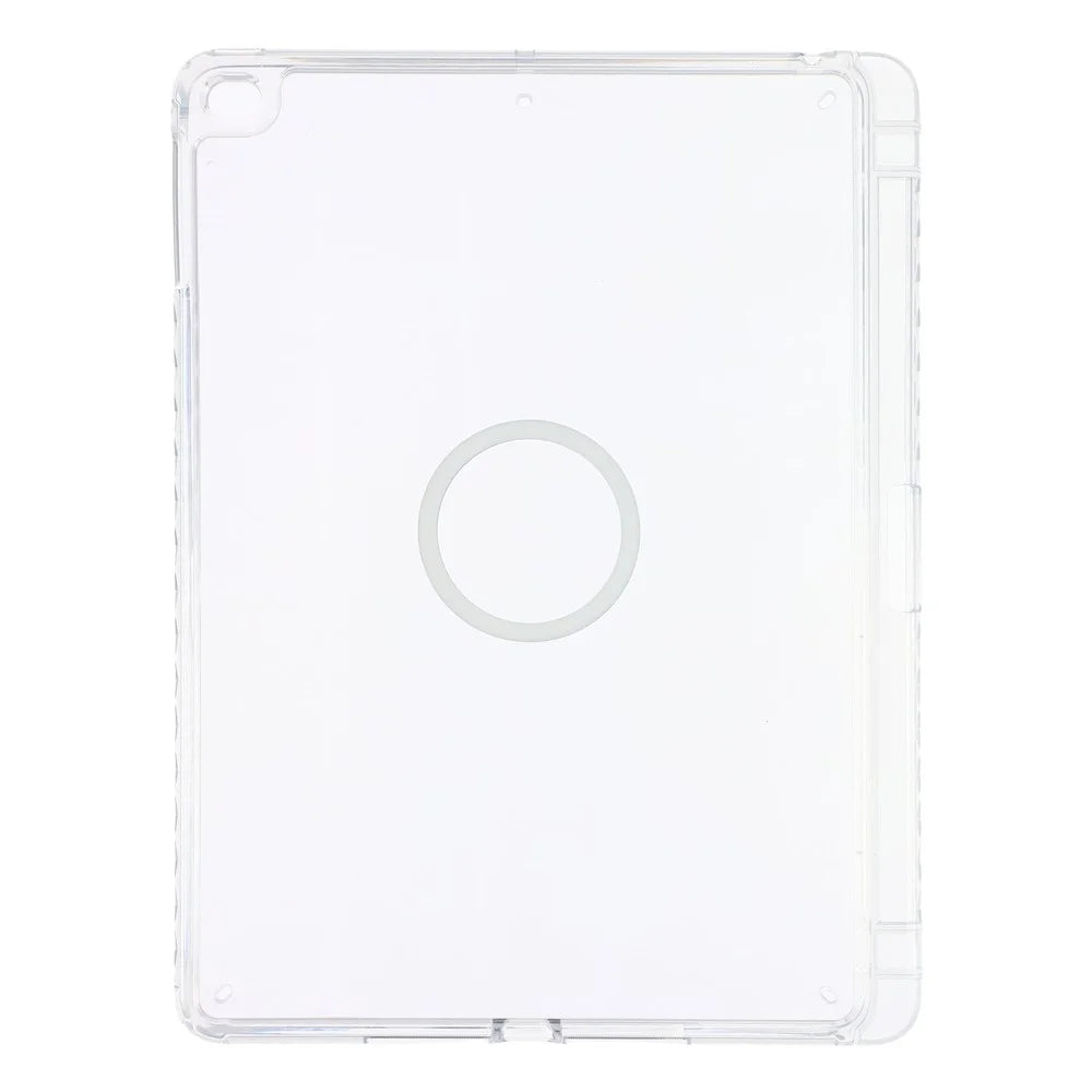 Tablet Case for iPad 9.7-inch (2018)  /  (2017)  / Pro 9.7 inch (2016)  /  Air 2 Transparent Magnetic Cover with Pencil Slot Shockproof TPC + PC Shell - Transparent - 2