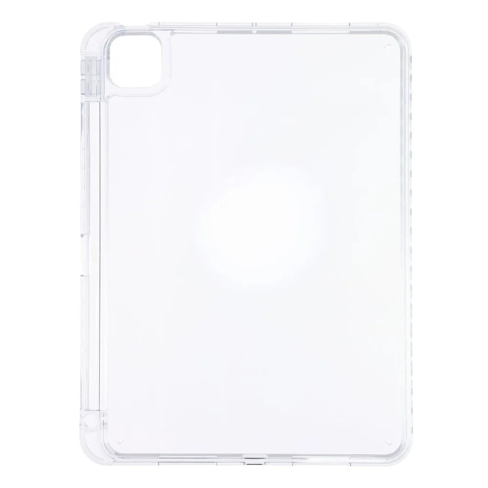 Tablet Case for iPad Pro 11 (2025)  /  (2024) Clear Crystal Cover with Pencil Slot Shockproof TPC + PC Shell - Transparent - 3