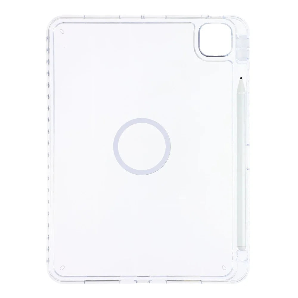 Tablet Case for iPad Pro 11 (2025)  /  (2024) Transparent Magnetic Cover with Pencil Slot Shockproof TPC + PC Shell - Transparent - 2