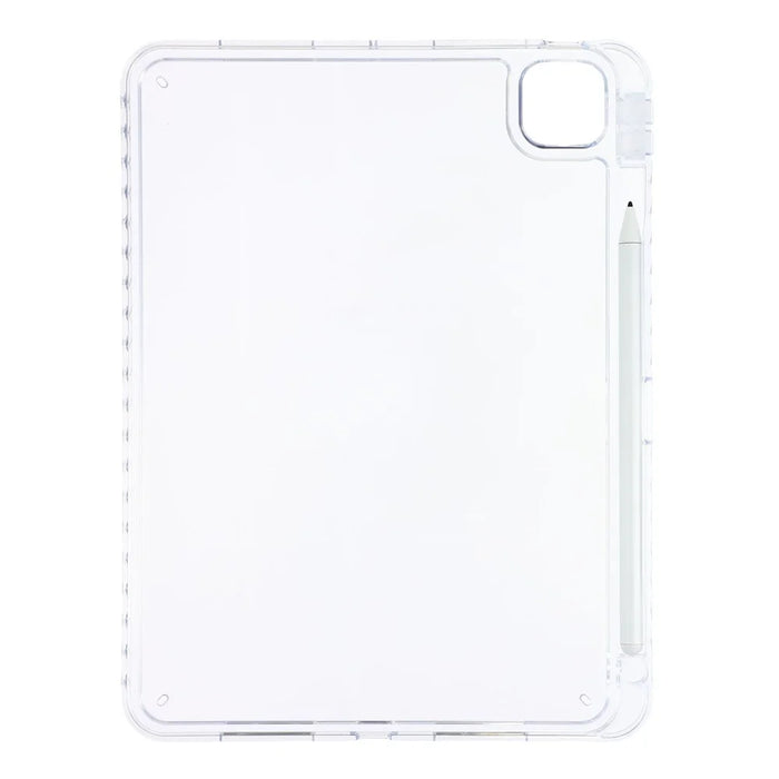 Tablet Case for iPad Pro 13 (2025)  /  (2024) Clear Crystal Cover with Pencil Slot Shockproof TPC + PC Shell - Transparent - 2