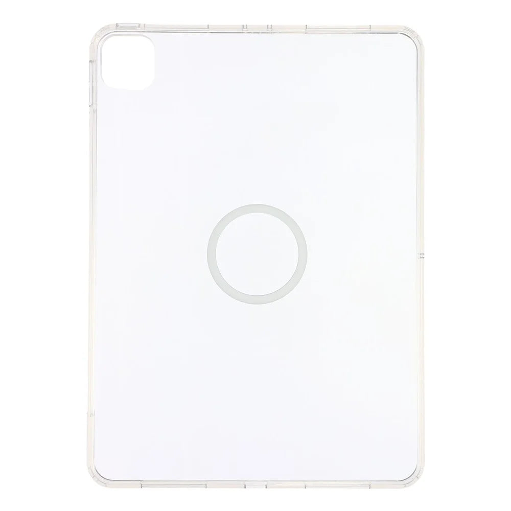Tablet Case for iPad Pro 11 (2025)  /  (2024) Matte Transparent Magnetic Back Panel TPU + PC Cover - Transparent - 2