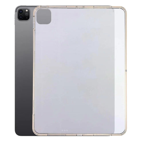 Tablet Case for iPad Pro 11 (2022)  /  (2021)  /  (2020)  /  Pro 11-inch (2018) Matte Transparent Back Panel TPU + PC Cover - Transparent - 1