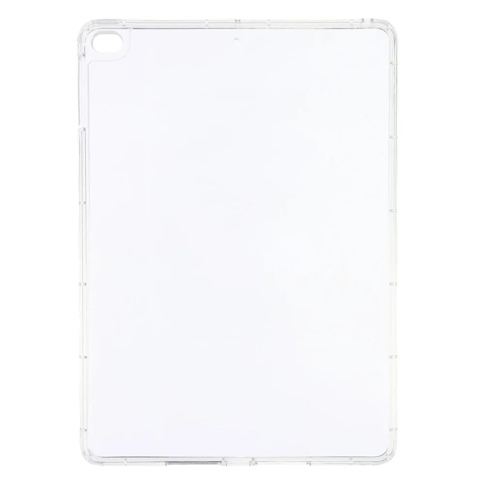 Tablet Case for iPad 10.2 (2021)  /  (2020)  /  (2019) Matte Transparent Back Panel TPU + PC Cover - Transparent - 2