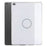 Tablet Case for iPad 10.2 (2021)  /  (2020)  /  (2019) Matte Transparent Magnetic Back Panel TPU + PC Cover - Transparent - 1