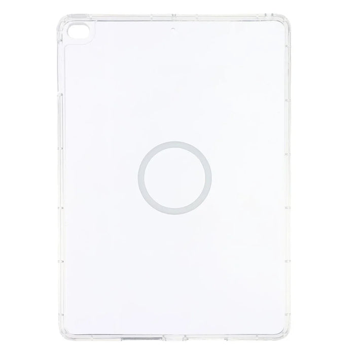 Tablet Case for iPad 10.2 (2021)  /  (2020)  /  (2019) Matte Transparent Magnetic Back Panel TPU + PC Cover - Transparent - 2