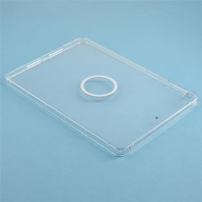 Tablet Case for iPad 10.2 (2021)  /  (2020)  /  (2019) Matte Transparent Magnetic Back Panel TPU + PC Cover - Transparent - 5