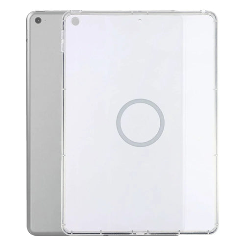 Tablet Case for iPad 9.7-inch (2018)  /  (2017)  / Pro 9.7 inch (2016)  /  Air 2 Matte Transparent Magnetic Back Panel TPU + PC Cover - Transparent - 1