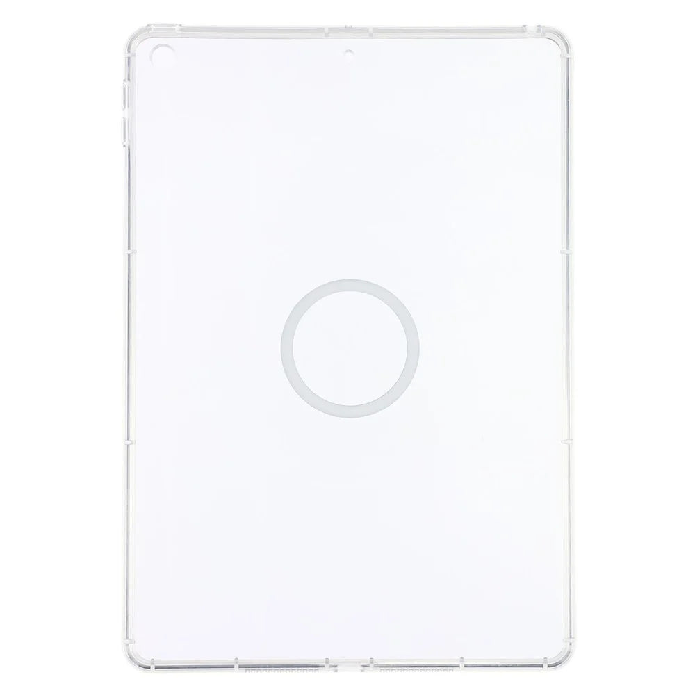 Tablet Case for iPad 9.7-inch (2018)  /  (2017)  / Pro 9.7 inch (2016)  /  Air 2 Matte Transparent Magnetic Back Panel TPU + PC Cover - Transparent - 2