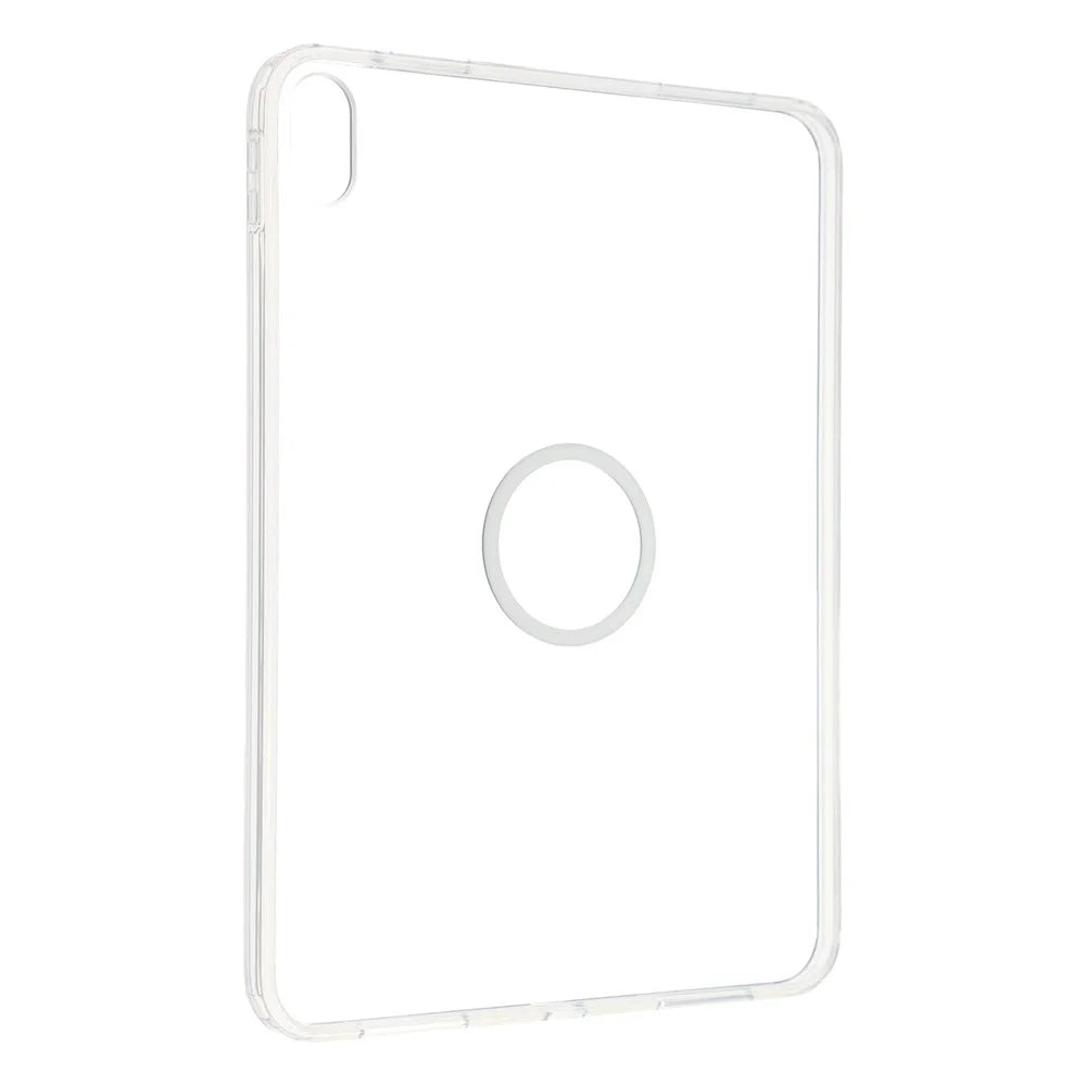 Tablet Case for iPad (2025)  /  10.9 (2022) Matte Transparent Magnetic Back Panel TPU + PC Cover - Transparent - 3