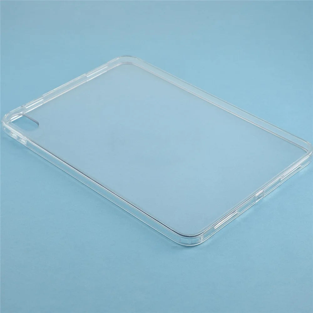 Tablet Case for iPad Air 11 (2026)  /  (2025)  /  (2024)  /  Air (2022)  /  Air (2020) Matte Transparent Back Panel TPU + PC Cover - Transparent - 4