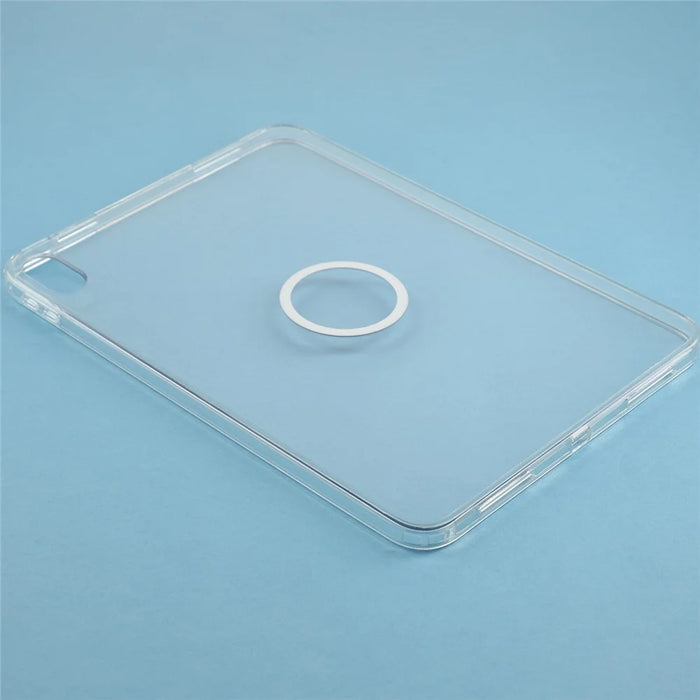Tablet Case for iPad Air 11 (2026)  /  (2025)  /  (2024)  /  Air (2022)  /  (2020) Matte Transparent Magnetic Back Panel TPU + PC Cover - Transparent - 4