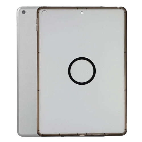 Magnetic Case for iPad 9.7-inch (2018) / (2017) / iPad Pro 9.7 inch (2016) / iPad Air 2 Skin-touch PC + TPU Anti-drop Cover - Transparent Black - 1