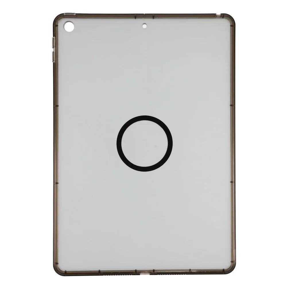 Magnetic Case for iPad 9.7-inch (2018) / (2017) / iPad Pro 9.7 inch (2016) / iPad Air 2 Skin-touch PC + TPU Anti-drop Cover - Transparent Black - 2