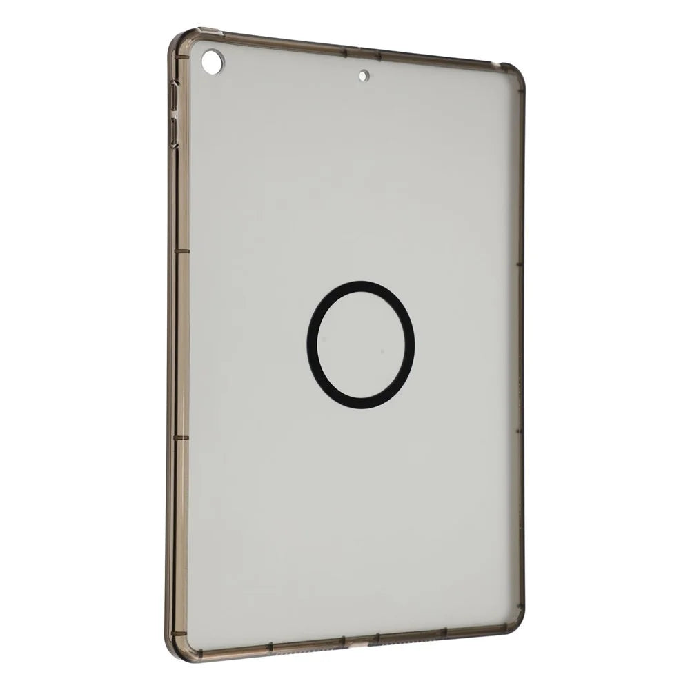 Magnetic Case for iPad 9.7-inch (2018) / (2017) / iPad Pro 9.7 inch (2016) / iPad Air 2 Skin-touch PC + TPU Anti-drop Cover - Transparent Black - 3