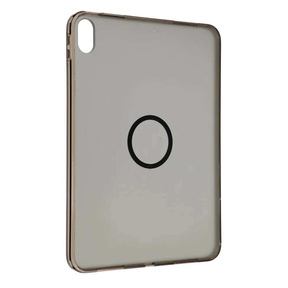 Magnetic Case for iPad Air 11 (2026) / (2025) / (2024) / iPad Air (2022) / (2020) Skin-touch PC + TPU Anti-drop Cover - Transparent Black - 3