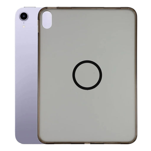 For iPad (2025) / iPad 10.9 (2022) Magnetic Case Skin-touch PC + TPU Anti-drop Cover - Transparent Black - 1