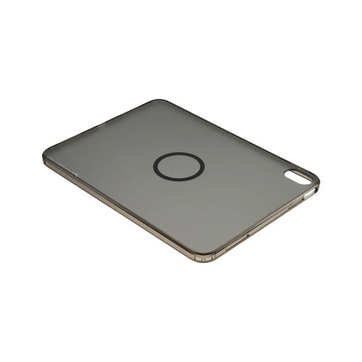 For iPad (2025) / iPad 10.9 (2022) Magnetic Case Skin-touch PC + TPU Anti-drop Cover - Transparent Black - 2