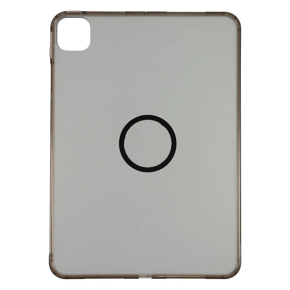 For iPad Pro 11 (2025) / (2024) Magnetic Case Skin-touch PC + TPU Anti-drop Cover - Transparent Black - 2