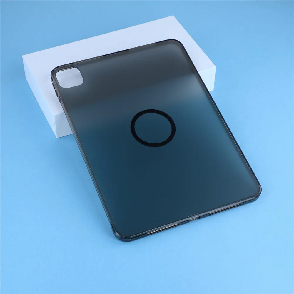 Magnetic Case for iPad Pro 11 (2022) / (2021) / (2020) / (2018) Skin-touch PC + TPU Anti-drop Cover - Transparent Black - 6