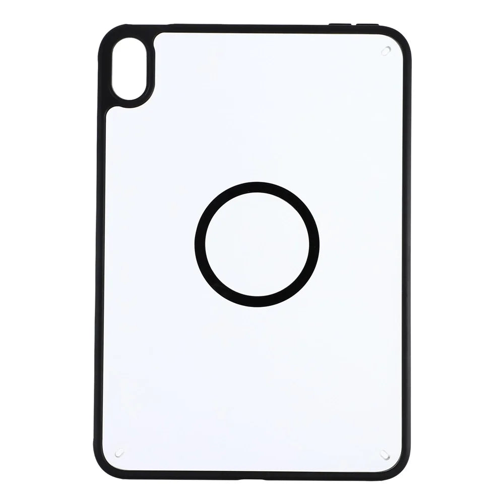 Magnetic Case for iPad mini (2024)  /  (2021) Solid Color Frame Matte Transparent Back Panel  TPU + PC Cover - Transparent - 2