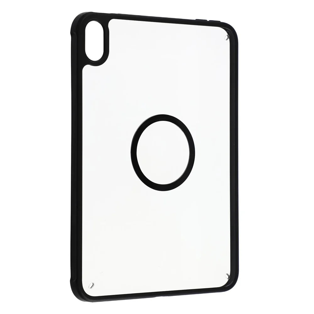 Magnetic Case for iPad mini (2024)  /  (2021) Solid Color Frame Matte Transparent Back Panel  TPU + PC Cover - Transparent - 3