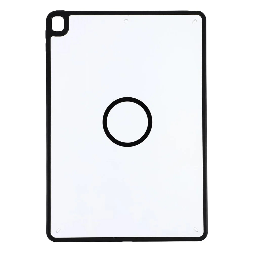 Magnetic Case for iPad 10.2 (2021)  /  (2020)  /  (2019) Solid Color Frame Matte Transparent Back Panel  TPU + PC Cover - Transparent - 2