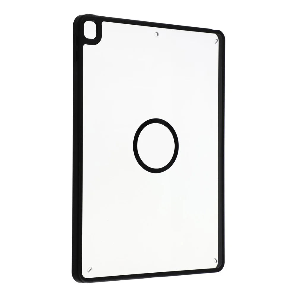 Magnetic Case for iPad 10.2 (2021)  /  (2020)  /  (2019) Solid Color Frame Matte Transparent Back Panel  TPU + PC Cover - Transparent - 3