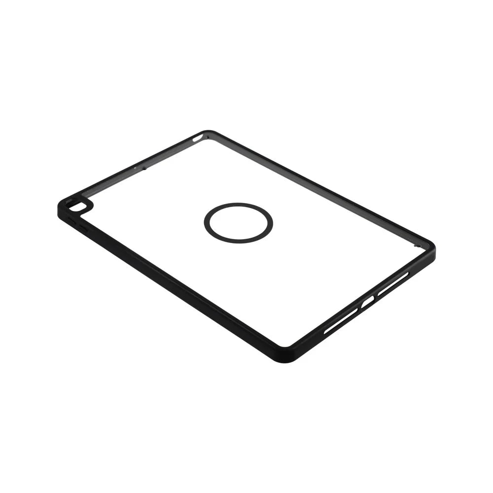 Magnetic Case for iPad 10.2 (2021)  /  (2020)  /  (2019) Solid Color Frame Matte Transparent Back Panel  TPU + PC Cover - Transparent - 4