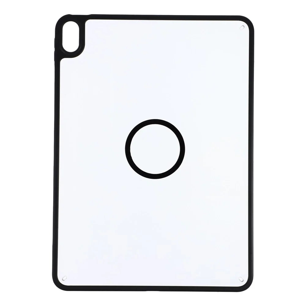 Magnetic Case for iPad (2025)  /  10.9 (2022) Solid Color Frame Matte Transparent Back Panel TPU + PC Cover - Transparent - 2