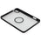 Tablet Case for iPad mini (2024)  /  (2021) Matte Magnetic Cover with Pencil Slot Shockproof TPU + PC Shell - Matte Black - 2