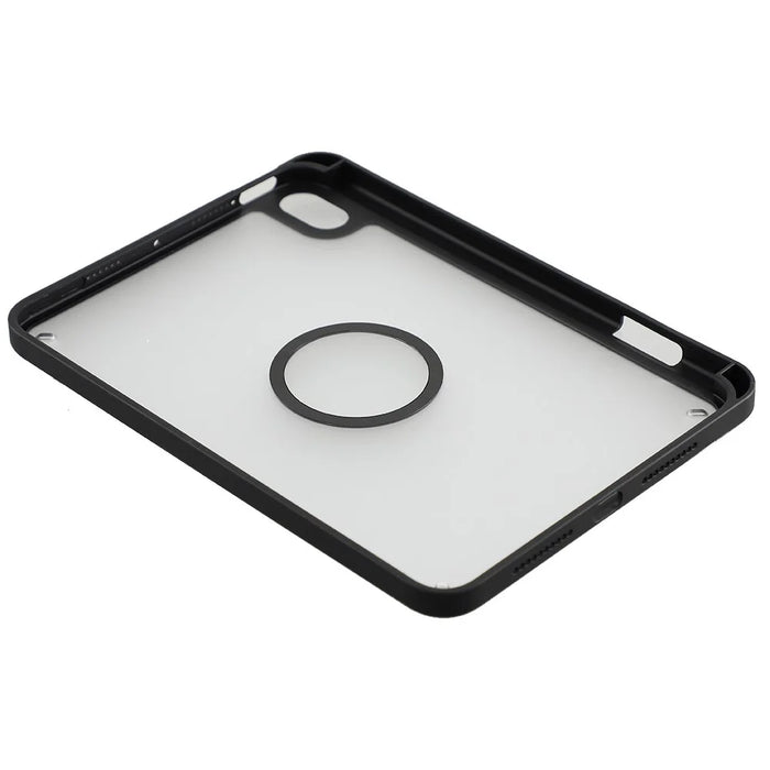 Tablet Case for iPad mini (2024)  /  (2021) Matte Magnetic Cover with Pencil Slot Shockproof TPU + PC Shell - Matte Black - 2