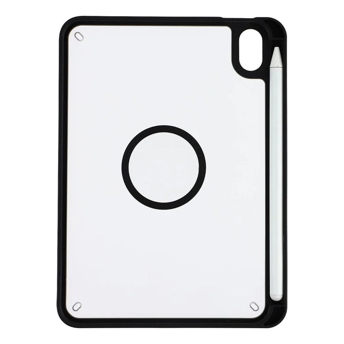 Tablet Case for iPad mini (2024)  /  (2021) Matte Magnetic Cover with Pencil Slot Shockproof TPU + PC Shell - Matte Black - 4