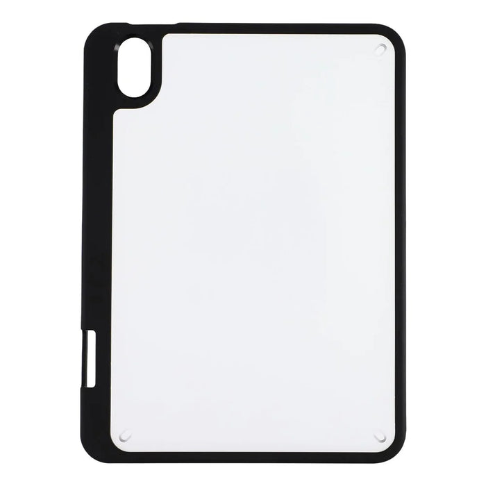 For iPad mini (2024) / (2021) Case Anti Drop Matte PC + TPU Protective Cover with Pencil Holder - Matte Black - 3