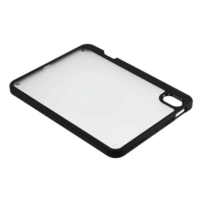 For iPad mini (2024) / (2021) Case Anti Drop Matte PC + TPU Protective Cover with Pencil Holder - Matte Black - 7