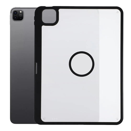 Tablet Case for iPad Pro 11 (2022) / (2021) / (2018) / (2010) Matte Magnetic Cover with Pencil Slot Shockproof TPU + PC Shell - Matte Black - 1