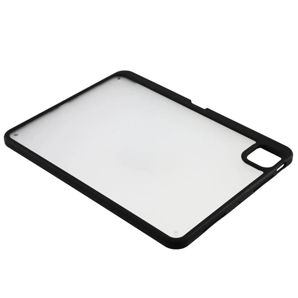 Case for iPad Pro 11 (2022) / (2021) / (2020) / (2018) Anti Drop Matte PC + TPU Protective Cover with Pencil Holder - Matte Black - 6