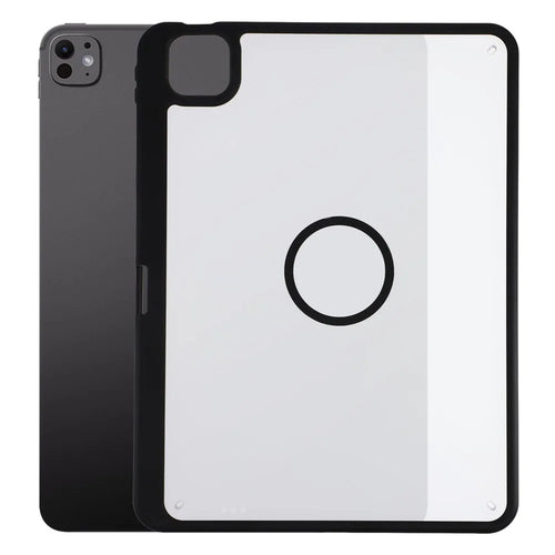 Tablet Case for iPad Pro 11 (2025)  /  (2024) Matte Magnetic Cover with Pencil Slot Shockproof TPU + PC Shell - Matte Black - 1