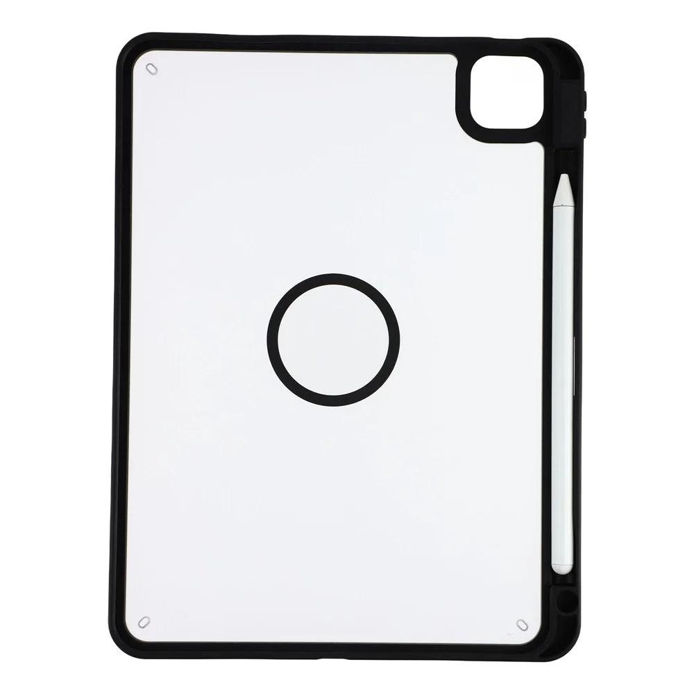 Tablet Case for iPad Pro 11 (2025)  /  (2024) Matte Magnetic Cover with Pencil Slot Shockproof TPU + PC Shell - Matte Black - 3