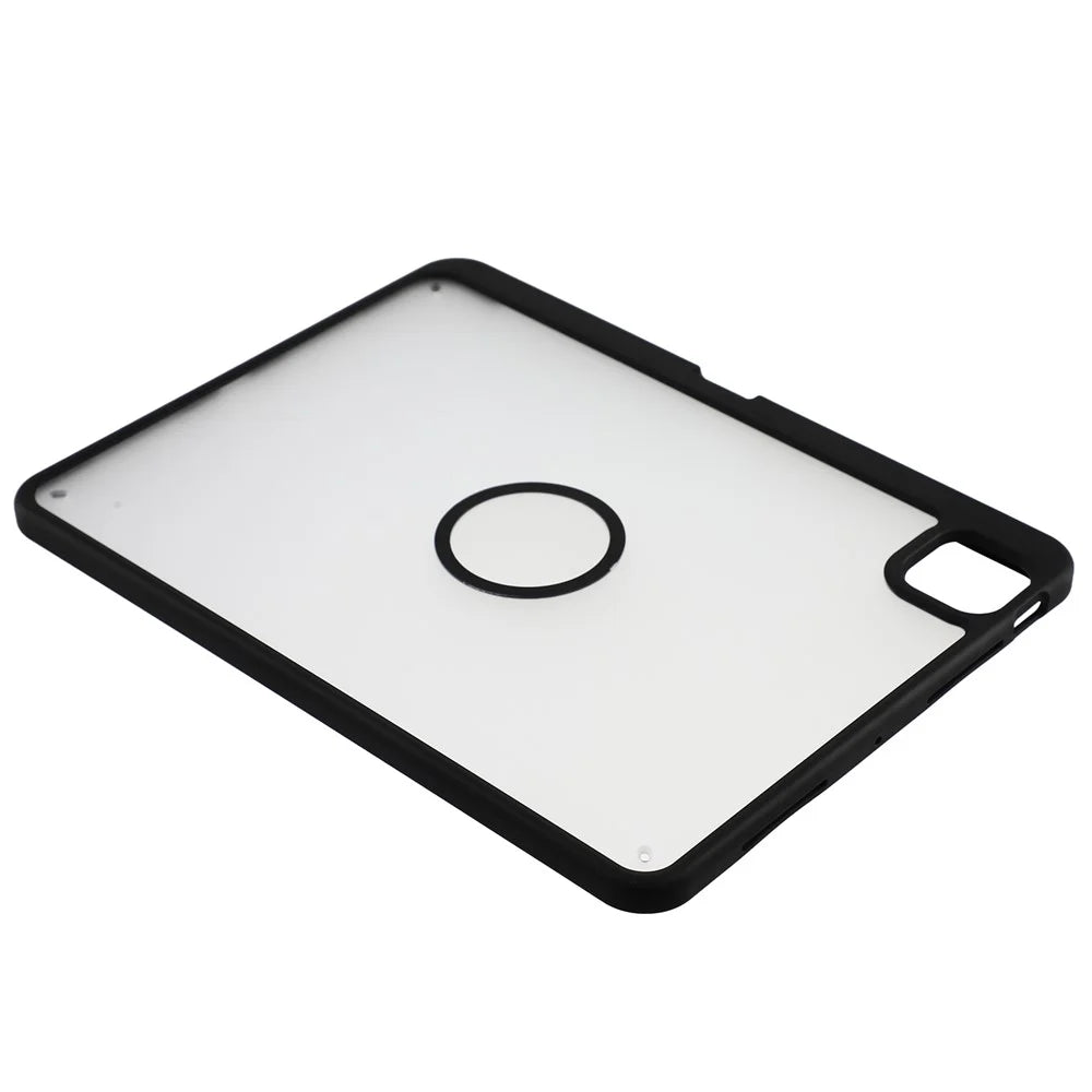 Tablet Case for iPad Pro 11 (2025)  /  (2024) Matte Magnetic Cover with Pencil Slot Shockproof TPU + PC Shell - Matte Black - 6