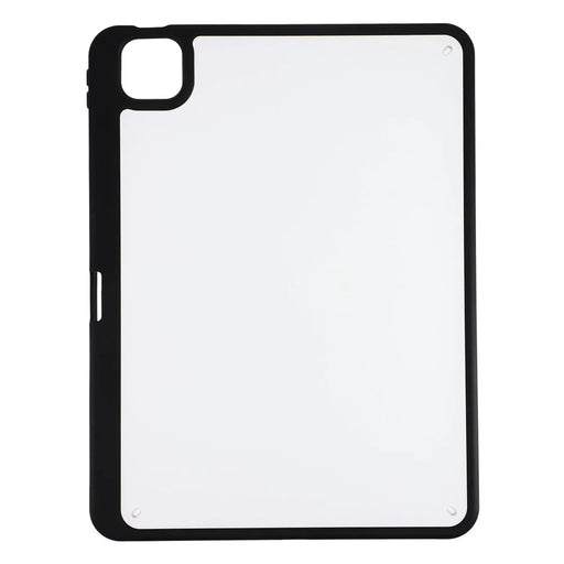 For iPad Pro 11 (2025) / (2024) Case Anti Drop Matte PC + TPU Protective Cover with Pencil Holder - Matte Black - 2