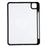 For iPad Pro 11 (2025) / (2024) Case Anti Drop Matte PC + TPU Protective Cover with Pencil Holder - Matte Black - 3