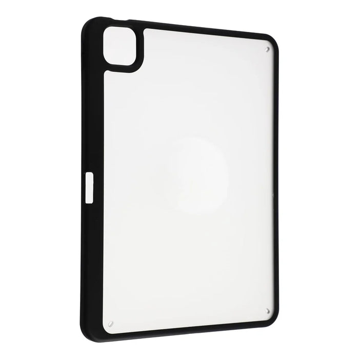 For iPad Pro 11 (2025) / (2024) Case Anti Drop Matte PC + TPU Protective Cover with Pencil Holder - Matte Black - 4