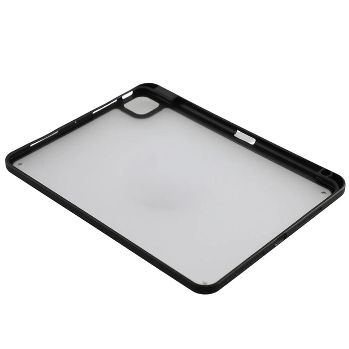 For iPad Pro 11 (2025) / (2024) Case Anti Drop Matte PC + TPU Protective Cover with Pencil Holder - Matte Black - 5