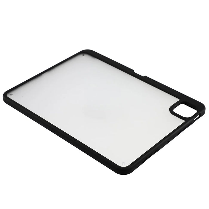 For iPad Pro 11 (2025) / (2024) Case Anti Drop Matte PC + TPU Protective Cover with Pencil Holder - Matte Black - 6