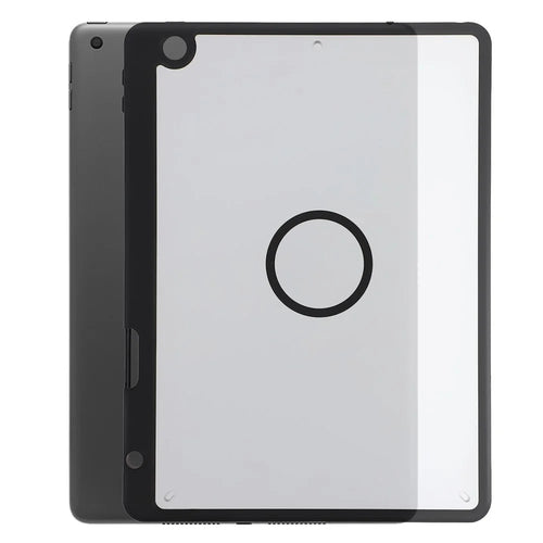 Tablet Case for iPad 10.2 (2021)  /  (2020)  /  (2019) Matte Magnetic Cover with Pencil Slot Shockproof TPU + PC Shell - Matte Black - 1
