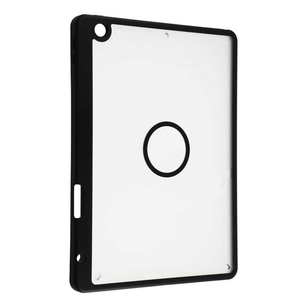 Tablet Case for iPad 10.2 (2021)  /  (2020)  /  (2019) Matte Magnetic Cover with Pencil Slot Shockproof TPU + PC Shell - Matte Black - 4
