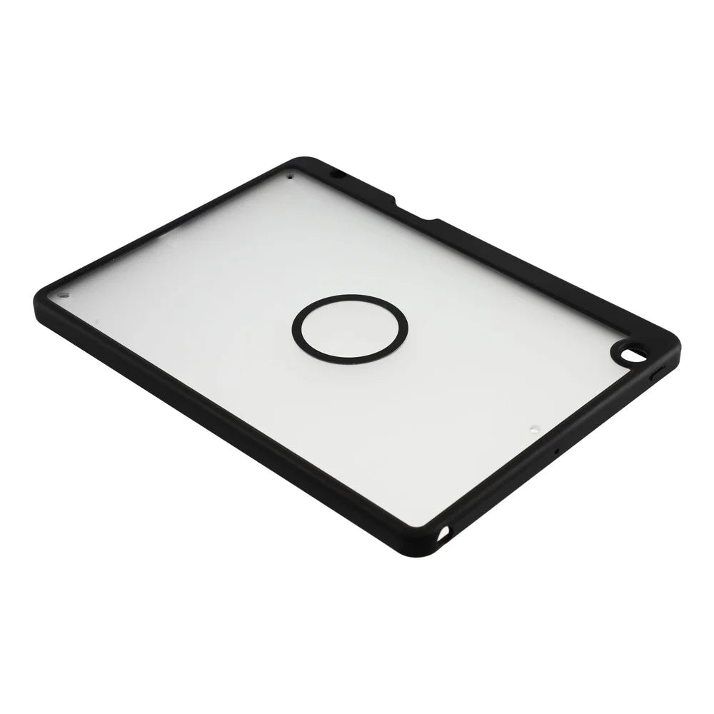 Tablet Case for iPad 10.2 (2021)  /  (2020)  /  (2019) Matte Magnetic Cover with Pencil Slot Shockproof TPU + PC Shell - Matte Black - 5